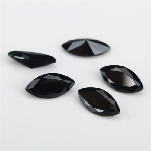Pietra di zirconi sciolti multicolore forma marchesa 1,5x3~10x20 mm 5A per anello - Foto 15 di 47