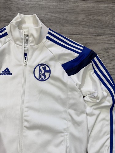 FC Schalke 04 adidas Anthem Jacket Bundesliga Jacket Football S04 M36439 Size XS - Picture 5 of 13