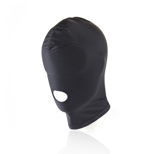 Unisex Bondage Capucha Spandex Sensorial Cremallera Boca Abierta Máscara Cabeza Completa Capucha Cubierta - Imagen 14 de 27