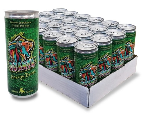 Pack de 24 Djanta 252 Energy Drink ( non Monster Red Bull Burn Drink energy ) - Bild 1 von 2