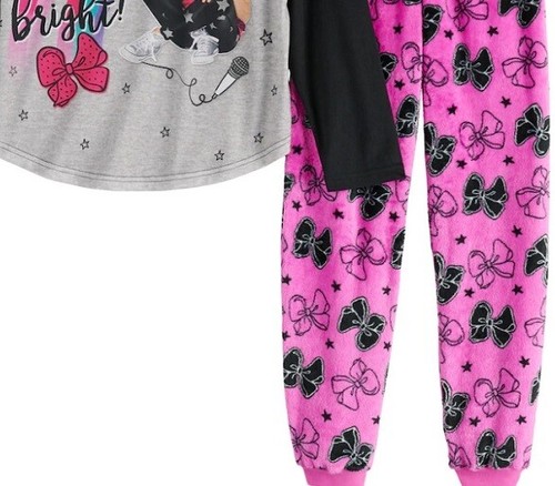 JoJo Siwa Pajamas Girls size 6 NEW L/S Shirt Pants 2 piece Pjs Set Hair Bow USA - Picture 6 of 6
