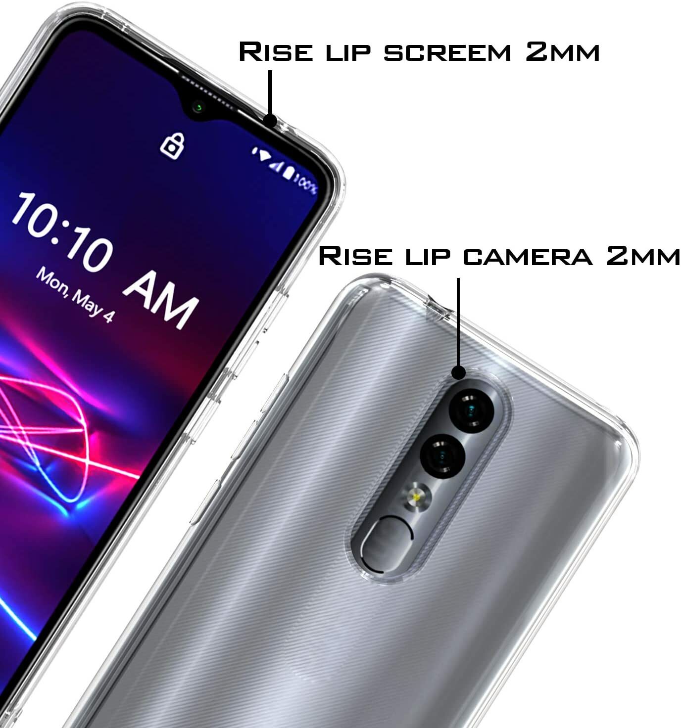 Coolpad Legacy Brisa Soft TPU Rubber Transparent Clear Phone Case