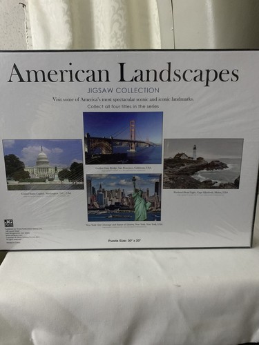 1000 pc Puzzle NYC Statue Of Liberty American Landscapes Jigsaw Collection 30x20 - Picture 4 of 4