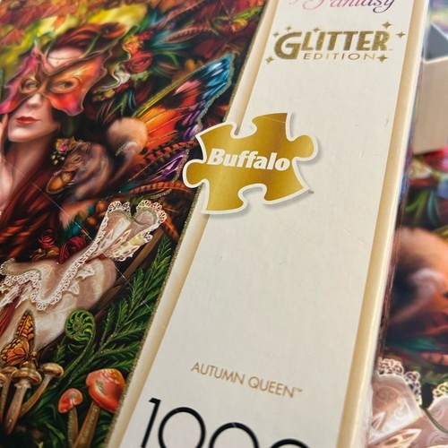 Flights of Fantasy Buffalo Games Glitter Edition Autumn Queen 1000 Piece Puzzle - Picture 10 of 10