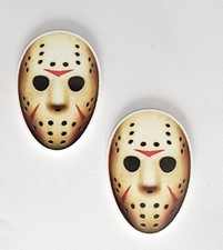 Horror Halloween movies Charms hard For Croc Style Shoes or similar items 2pc