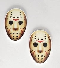 Horror Halloween movies Charms (hard) For Croc Style Shoes or similar items 2pc 