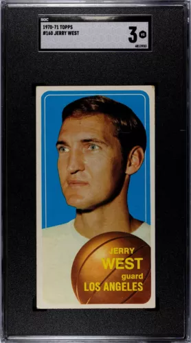 1970-71 Topps Jerry West #160 SGC 3 Lakers HOF