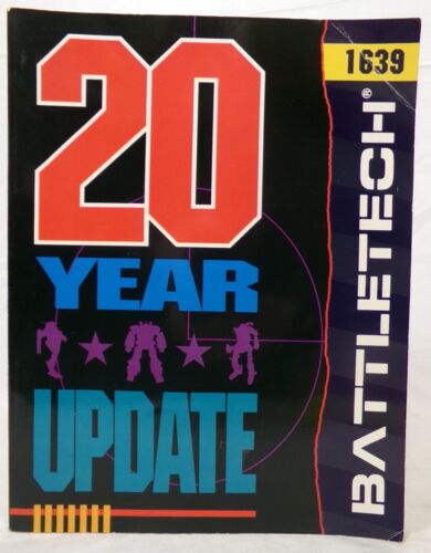 FASA Corporation Vintage 1989 Battletech 1639 20 Jahre Update Taschenbuch