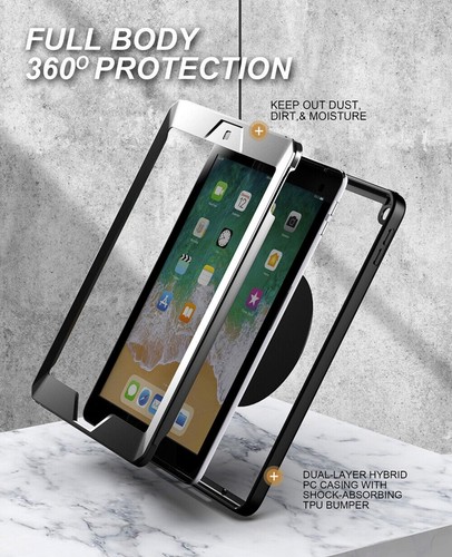 For iPad 5th/6th/7th/8th/9th Geneartion Mini 8.3" Multi-Angle Stand Case Cover - Picture 14 of 31