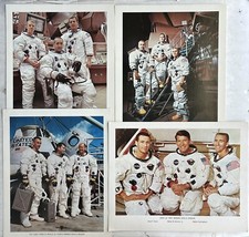 4 VTG NASA PHOTOS Of APOLLO 7 , 8 , 9 , and 10 CREWS Original