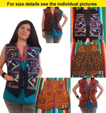 Authentic Hand made Vest Mexico ethnic Chiapas