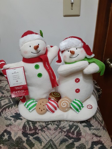 2008 Hallmark Jingle Pals Plush Snowman Seasons Treatings Motion & Music - Picture 2 of 4