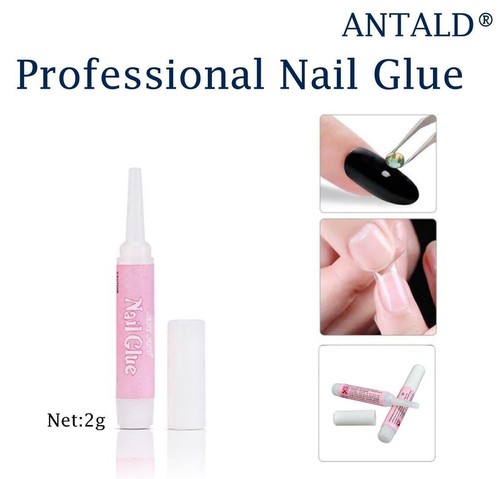 Full Cover False Nail Tips - Natural Clear Stiletto Almond Display Coffin - Picture 10 of 10