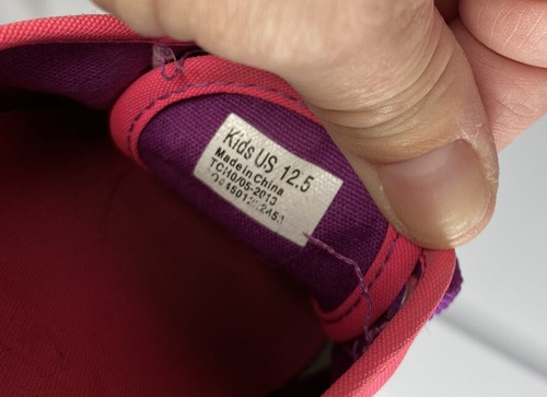Vans Kinder Authentic Lite Hot Pink Lila Schnürsenkel Sneaker Mädchen Schuhe Größe 12,5 - Bild 7 von 7