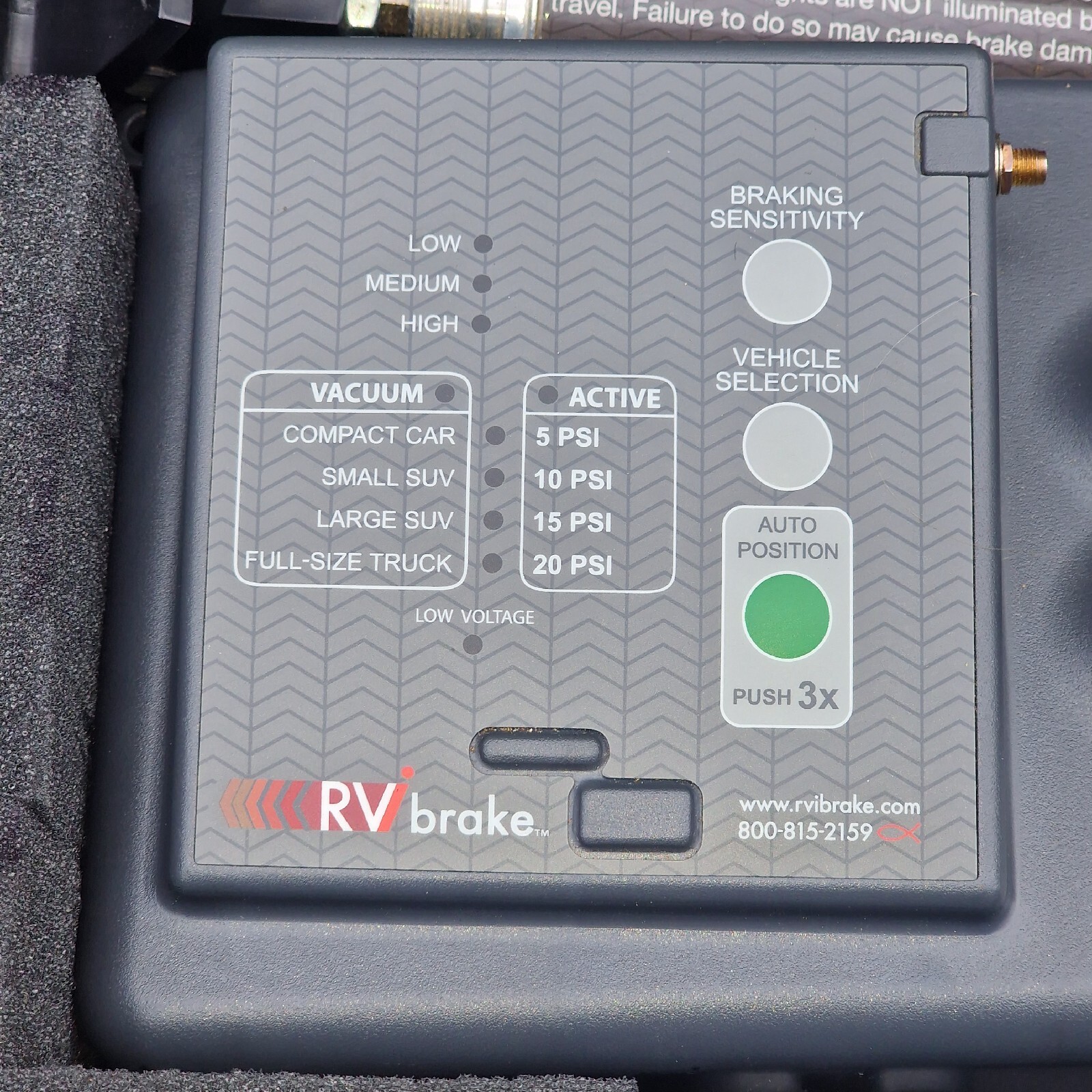 RVi Brake 2 Auxiliary RV (Towing) Braking System Very Good Condition