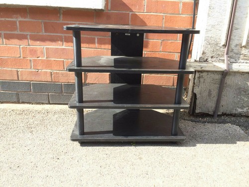 Modern Black Ash TV Unit / Table - Picture 3 of 4