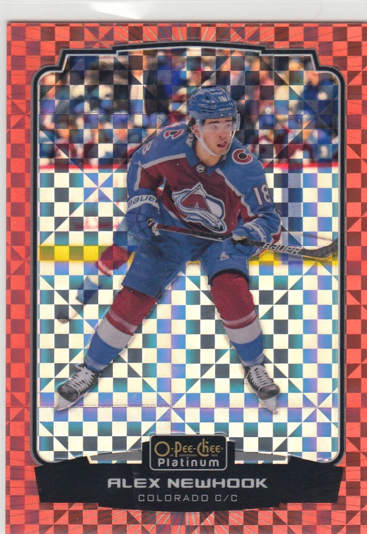 OPC PLATINUM 2022-23 - Orange Checkers  - Alex Newhook #95   06/25