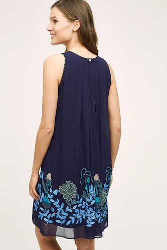 NWT Anthropologie Woodvine Swing Dress, Not So Serious By Pallavi Mohan - size 8 - Picture 2 of 4