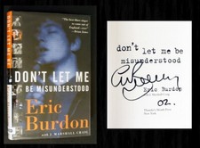 ERIC BURDON SIGNED Don't Let Me Be Misunderstood 1st (House of the Rising Sun)!