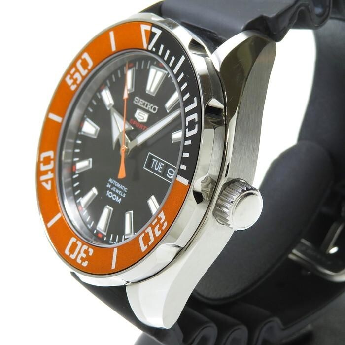 SEIKO 5スポーツ 4R36-06R0 Near MINT SEIKO 5 Sports Automatic Watch Navy Blue Dial