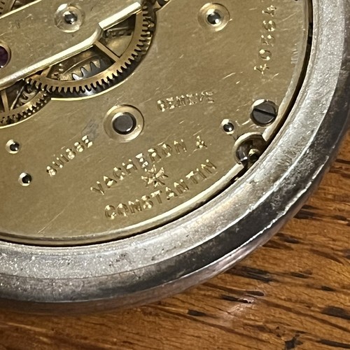 Vacheron & Constantin 935 Silver 45mm Pocket Watch Antique One Of A Kind Repair - Picture 17 of 18