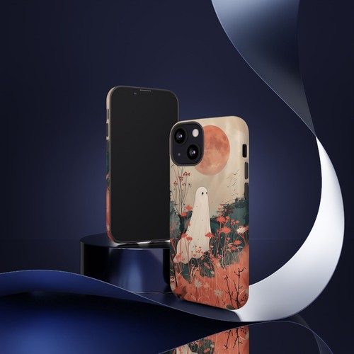 Japanese Style Cute Ghost Wildflowers Boho Tough Phone Case iPhone Samsung Pixel - Afbeelding 106 van 250