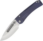 Medford Knife & Tool Titanium Handle Blue Collectible Folding Knives