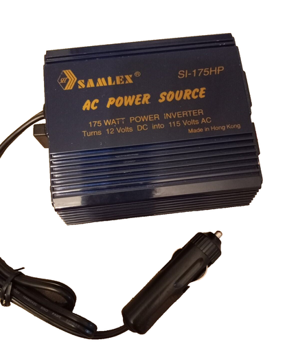 Fuente de alimentación de CA para automóvil Samlex 175 vatios SI-175HP 115v AC encendedor de cigarrillos  - Imagen 1 de 7