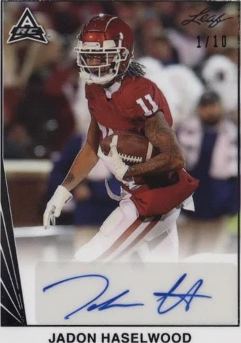 2021 Leaf Memories Jadon Haselwood #BA-JH1