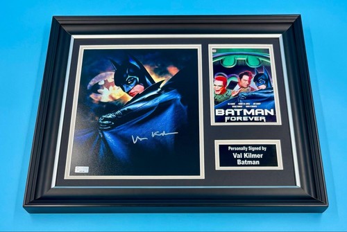 Val Kilmer Signed Photo Framed & COA Batman Forever Movie Poster Autograph Auto - Picture 4 of 8