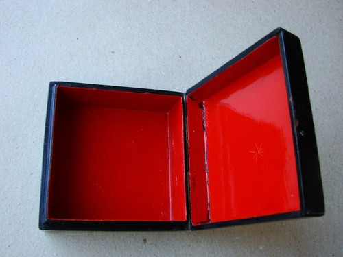 Caja de laca soviética URSS pintura Gran Teatro trolebús coche 1951y - Imagen 8 de 10
