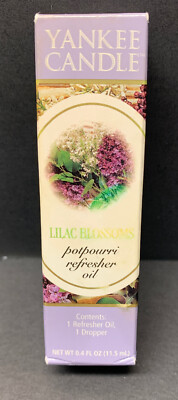 Yankee Candle Lilac Blossoms Potpourri Refresher Oil New In Box Ebay