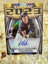 PAUL SKENES 2023 Bowman Draft Prospect Class of 2023 Autographs SSP #23APS Auto