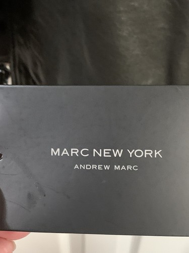 MARC NEW YORK LEATHER JACKET IN BLACK SIZE L - Picture 2 of 5