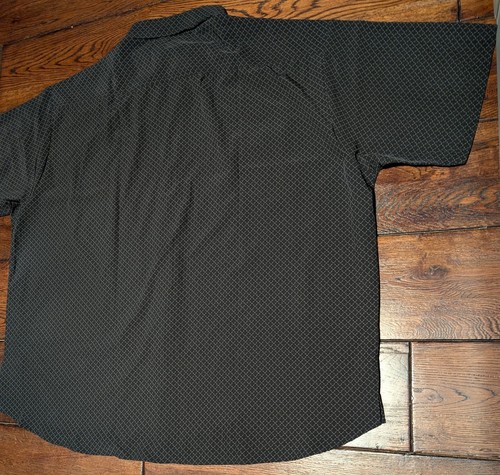 Kenneth Cole Big Men's Performance Polo Shirt Black Regular Fit Size 5X - NWT - Picture 4 of 17