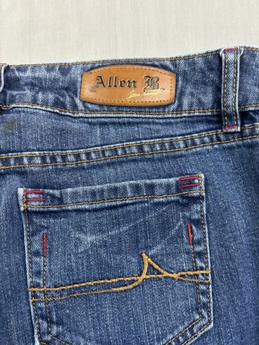 Allen B. By Allen Schwartz Size 6 Boot Cut Blue Jeans Denim 30x31 - Picture 10 of 11