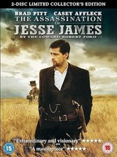 THE ASSASSINATION OF JESSE JAMES BY THE COWARD ROBERT FORD DVD NEW R2 Movie Film