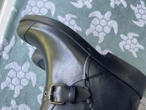 Coach Lester A8805 Black Mid-Calf Rain Boots Women's 9 - Picture 4 of 16