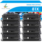 8 PK CF281X Compatible With HP 81X Black High Yield Laser Toner MFP M630f M605
