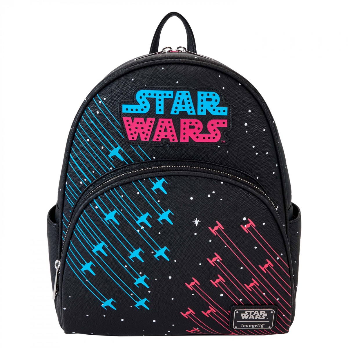 Loungefly Star Wars Backpack - Black Star Wars Darth Maul Mini-Backpack - Entertainment Earth main image 4