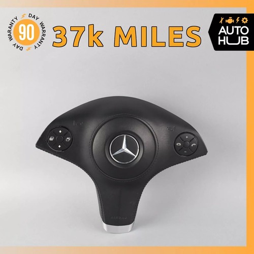 09-12 Mercedes R230 SL550 SL600 Driver Steering Wheel Airbag Black OEM 37k