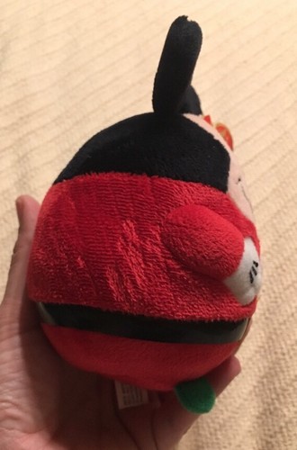 Disney TY Mickey Mouse Santa Claus Beanie Ballz Plush - Picture 6 of 7