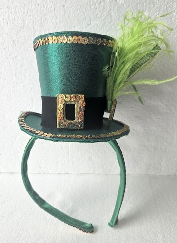 Mini Green Leprechaun Hat Headband – St. Patrick’s Day Costume Accessory NWOT