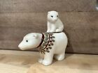 Grasslands Road Polar Bear and Cub Ceramic Salt & Pepper Shakers