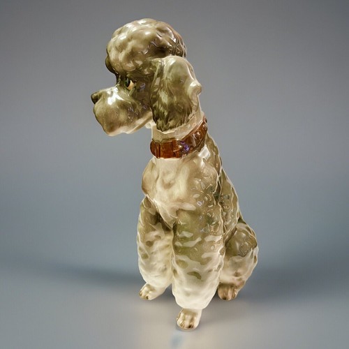 Vintage Kennel Club Shafford “Topsy” Poodle 12”Figurine Foil Label Japan RARE - Picture 2 of 6