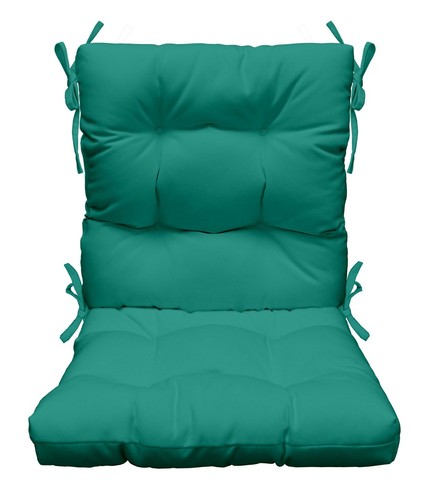 Cojín para silla con respaldo medio acolchado interior exterior RSH, elige color liso - Imagen 7 de 30