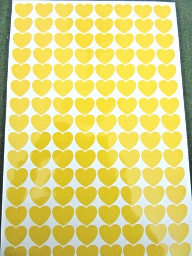 HEARTS, SELF ADHESIVE VINYL, STICKY BACK, 11 COLOURS AVAILABLE 20mm - Picture 5 of 22