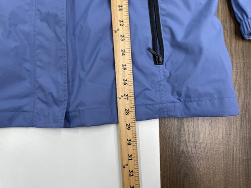 Eddie Bauer WeatherEdge Mens Size 2XL Blue Rain Jacket Coat Breathable Zip Hood - Picture 5 of 9