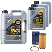 MotoröL Set Top Tec 4100 5W-40 8 Liter + ÖLfilter FüR Nissan Opel Renault 2.0