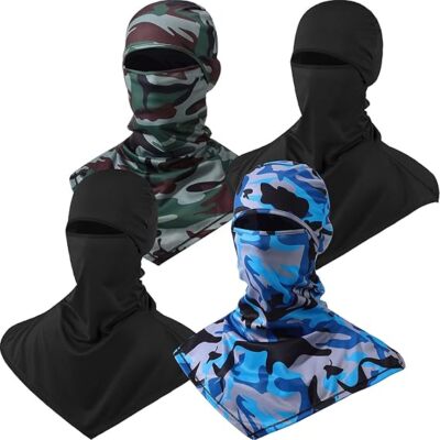 4 Piece Balaclava Face Covering Summer Balaclava Sun Protection Long Neck Cover 